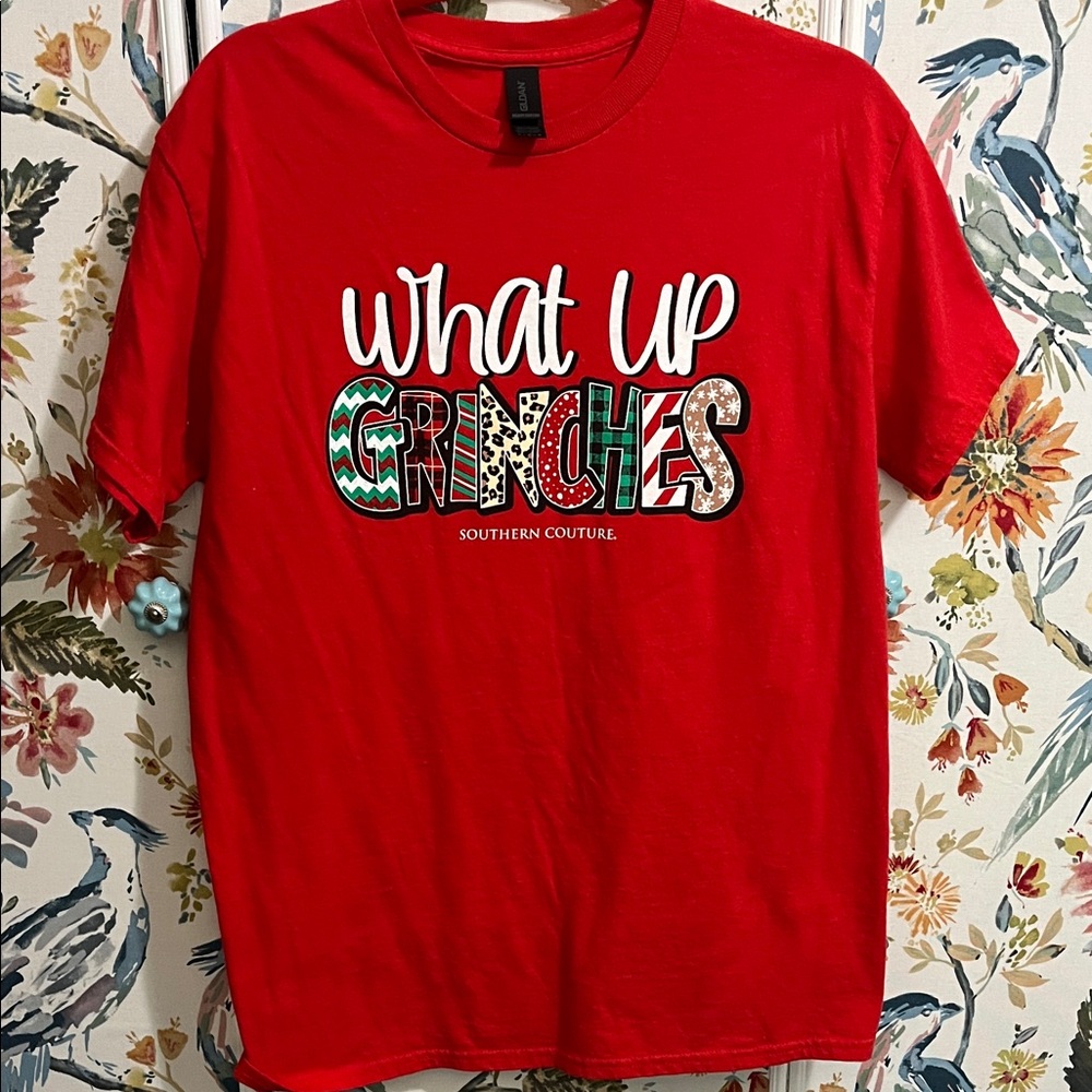 Southern Couture Red Graphic Tee - Short Sleeve